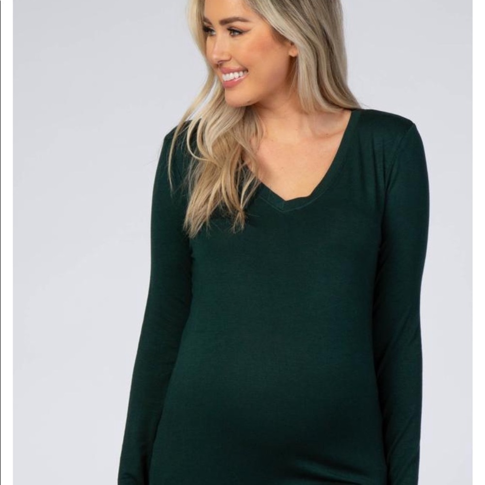 Long sleeve maternity top